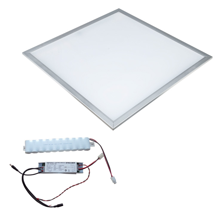 Emergency Side Lit LED Panel Light 42W 60x60
