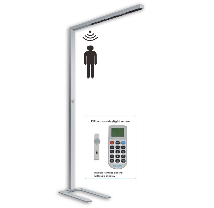 Linear Shape Direct-indirect Office LED Floor Lamp