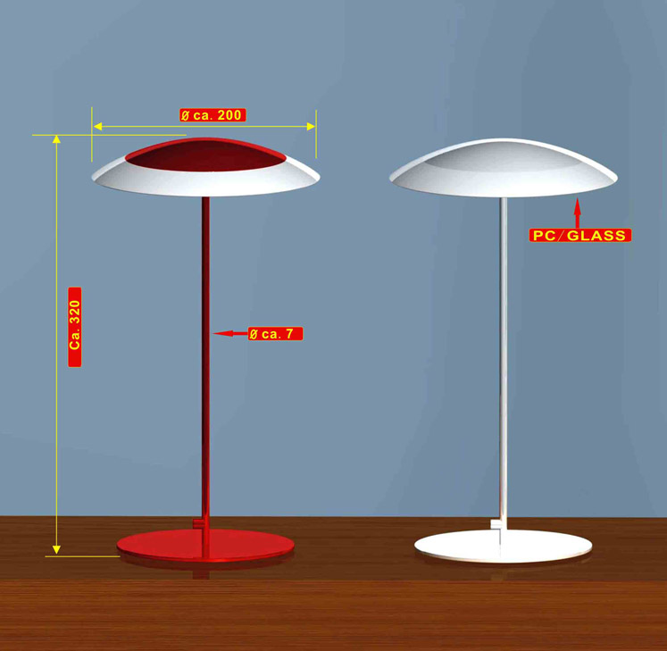 Stepless Dimming Bedroom LED Desk Lamp